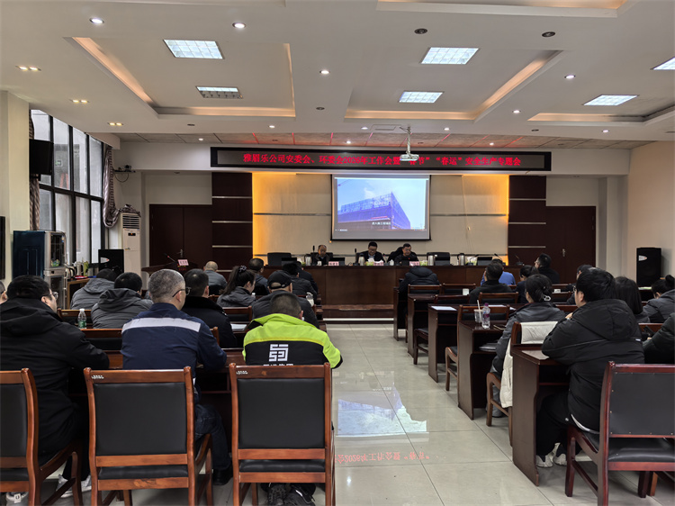 雅眉乐公司安委会、环委会2026年第一季度工作会暨“春节”“春运”安全生产专题会议